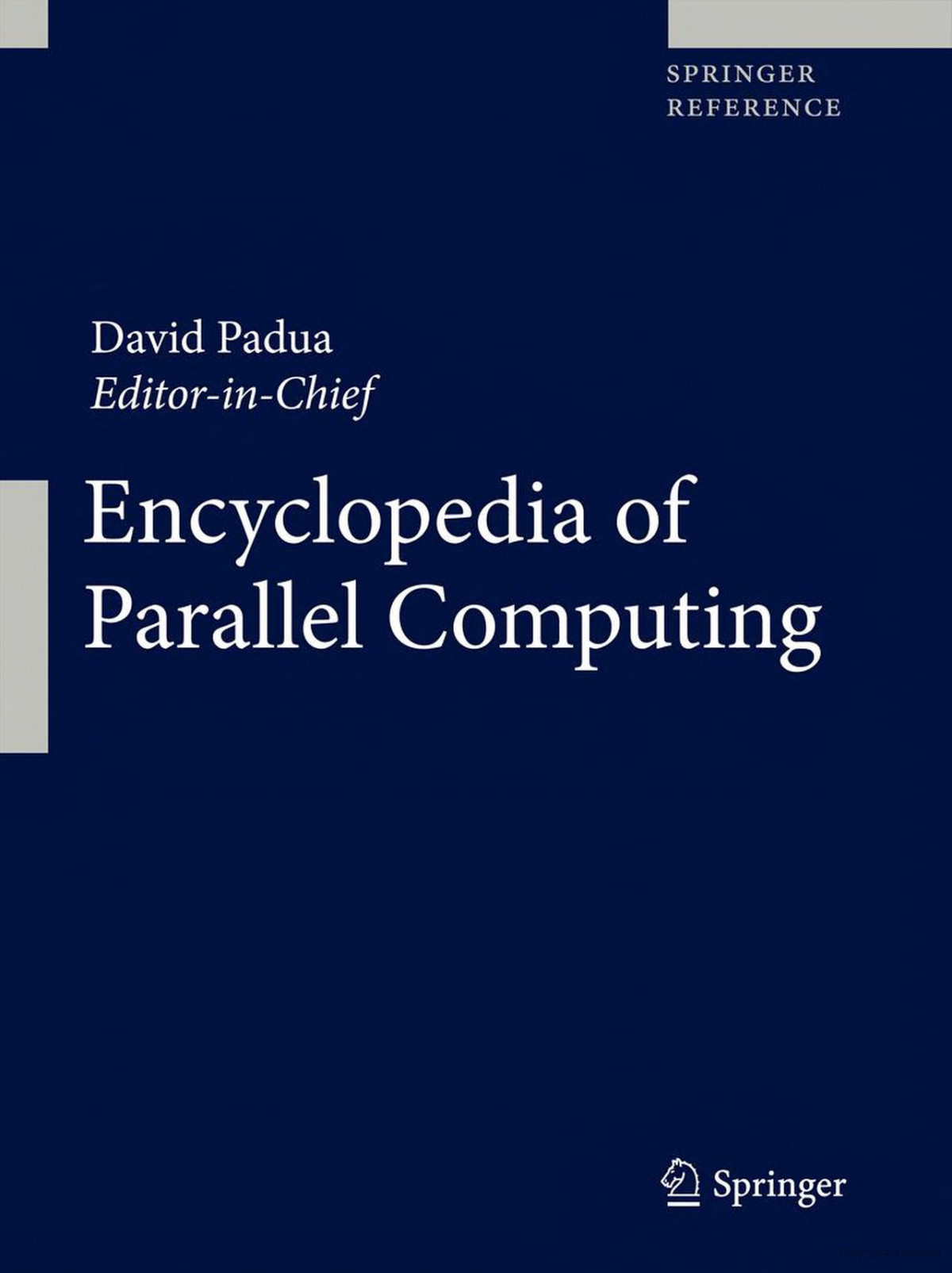 Encyclopedia Of Parallel Computing 1st Edition David Padua