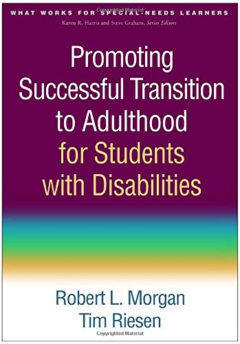 Promoting Successful Transition To Adulthood For Students With Disabilities 1st Edition Robert L Morgan