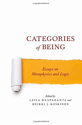 Categories Of Being Essays On Metaphysics And Logic 1st Edition Leila Haaparanta