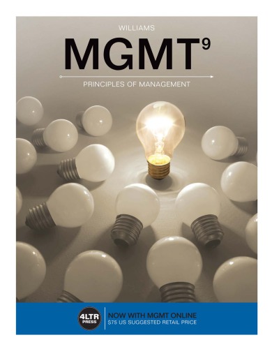 Mgmt Principles Of Management Ninth Edition 9th Edition Chuck Williams