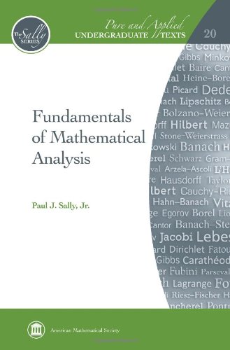 Fundamentals Of Mathematical Analysis Paul J Sally Jr