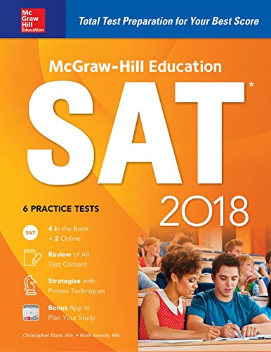 Mcgrawhill Education Sat 2018 Edition 1st Edition Christopher Black