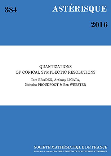 Quantizations Of Conical Symplectic Resolutions Tom Braden Anthony Licata