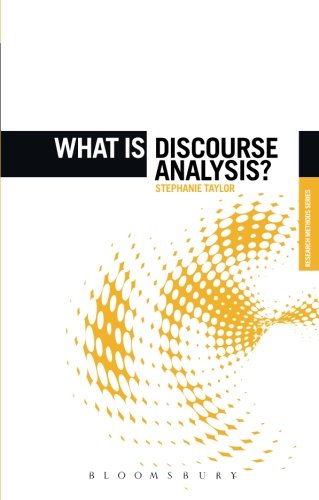 What Is Discourse Analysis Stephanie Taylor