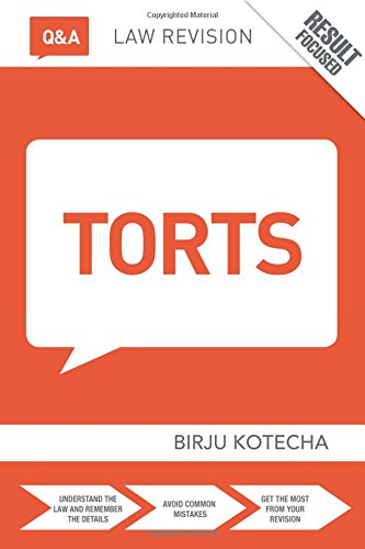 Qa Torts 11th Edition Birju Kotecha