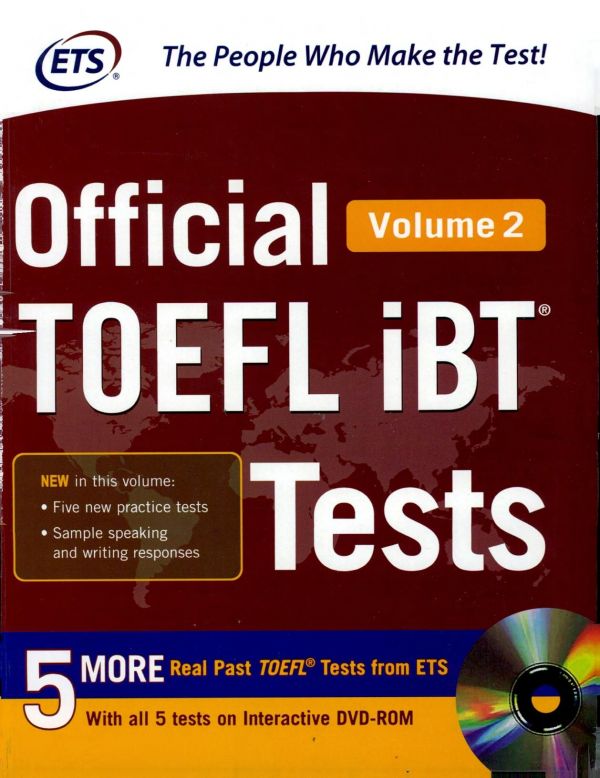 Official Toefl Ibt Tests Volume 2 Educational Testing Service