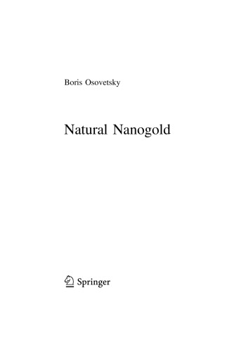 Natural Nanogold Boris Osovetsky