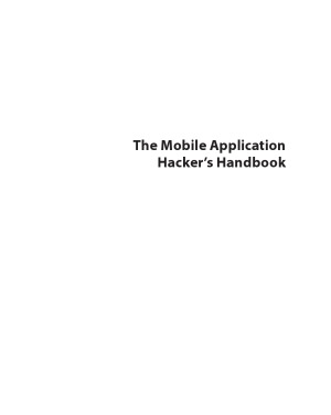 The Mobile Application Hackers Handbook Dominic Chell Tyrone Erasmus