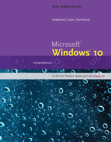New Perspectives Microsoft Windows 10 Comprehensive 1st Lisa Ruffolo