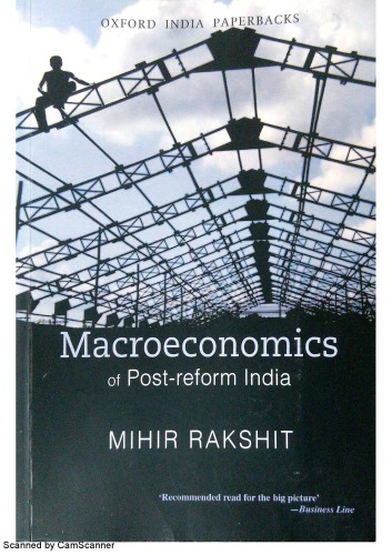 Macroeconomics Of Postreform India Mihir Rakshit