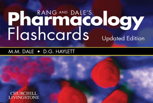 Rang And Dales Pharmacology Flash Cards Updated Dale Mm