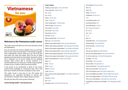 Vietnamese For You Jourist Verlags