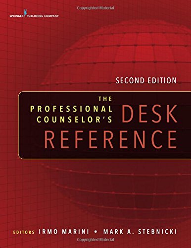 The Professional Counselors Desk Reference 2nd Edition Irmo Marini