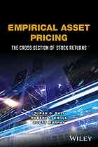 Empirical Asset Pricing The Cross Section Of Stock Returns Bali