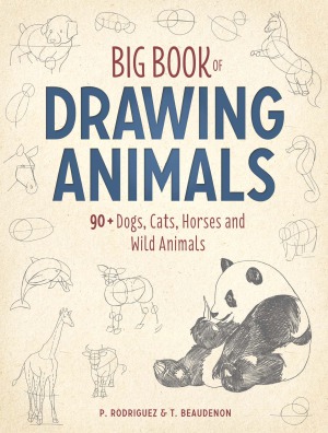 Big Book Of Drawing Animals 90 Dogs Cats Horses And Wild Animals T Beaudenon