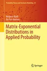 Matrixexponential Distributions In Applied Probability 1st Edition Mogens Bladt