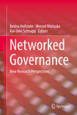 Networked Governance New Research Perspectives 1st Edition Betina Hollstein