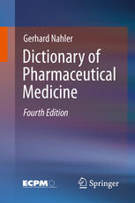 Dictionary Of Pharmaceutical Medicine 4th Edition Gerhard Nahler Auth