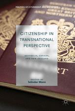 Citizenship In Transnational Perspective Australia Canada And New Zealand 1st Edition Jatinder Mann Eds