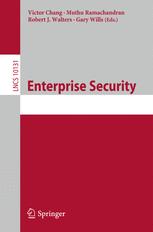 Enterprise Security Second International Workshop Es 2015 Vancouver Bc Canada November 30 December 3 2015 Revised Selected Papers 1st Edition Victor Chang