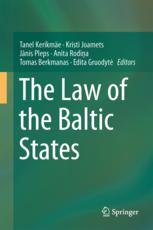 The Law Of The Baltic States 1st Edition Tanel Kerikme Kristi Joamets