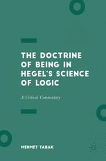 The Doctrine Of Being In Hegels Science Of Logic A Critical Commentary 1st Edition Mehmet Tabak Auth