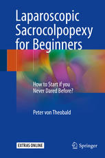 Laparoscopic Sacrocolpopexy For Beginners How To Start If You Never Dared Before 1st Edition Peter Von Theobald Auth