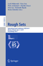 Rough Sets International Joint Conference Ijcrs 2017 Olsztyn Poland July 37 2017 Proceedings Part I 1st Edition Lech Polkowski