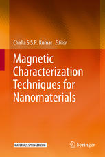 Magnetic Characterization Techniques For Nanomaterials 1st Edition Challa Ssr Kumar Eds