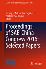 Proceedings Of Saechina Congress 2016 Selected Papers 1st Edition Eds