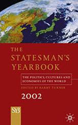 The Statesmans Yearbook 2002 The Politics Cultures And Economies Of The World Barry Turner Eds