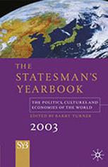 The Statesmans Yearbook The Politics Cultures And Economies Of The World Barry Turner Eds