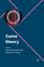 Game Theory 1st Edition Steven N Durlauf Lawrence E Blume Eds