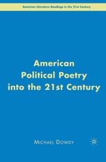 American Political Poetry In The 21st Century 1st Edition Michael Dowdy Auth