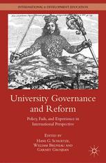 University Governance And Reform Policy Fads And Experience In International Perspective 1st Edition Hans G Schuetze
