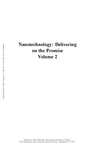 Nanotechnology Delivering On The Promise Cheng H N