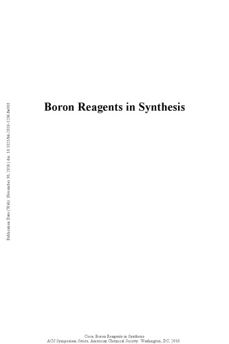 Boron Reagents In Synthesis Coca Adiel