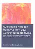 Autotrophic Nitrogen Removal From Low Concentrated Effluents Study Of System Configurations And Operational Features For Posttreatment Of Anaerobic Effluents Guill