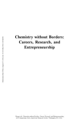 Chemistry Without Borders Careers Research And Entrepreneurship Cheng