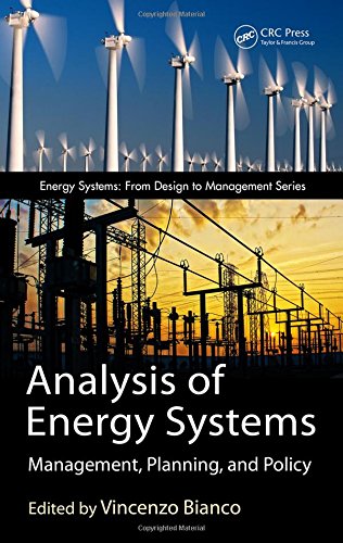 Analysis Of Energy Systems Management Planning And Policy 1st Edition Vincenzo Bianco