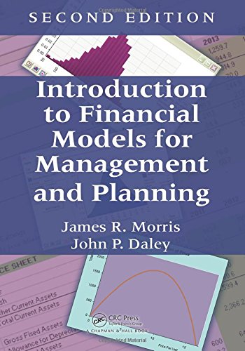 Introduction To Financial Models For Management And Planning Second Edition 2nd Ed John P Daley