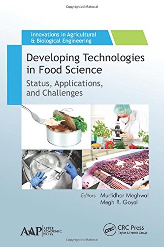 Developing Technologies In Food Science Status Applications And Challenges 1st Edition Murlidhar Meghwal