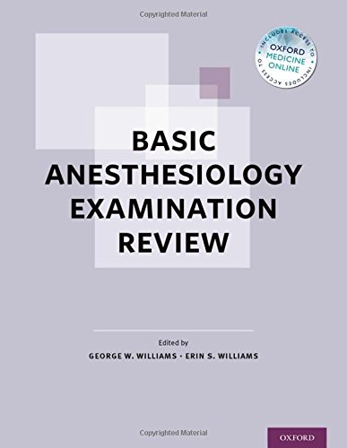 Basic Anesthesiology Examination Review 1 Pck Pap Williams Erin Scott Williams
