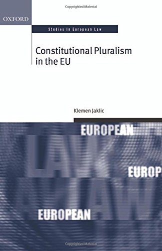 Constitutional Pluralism In The Eu 1st Edition Jaklic Klemen