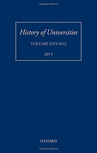 History Of Universities Volume Xxviii2 First Edition Feingold
