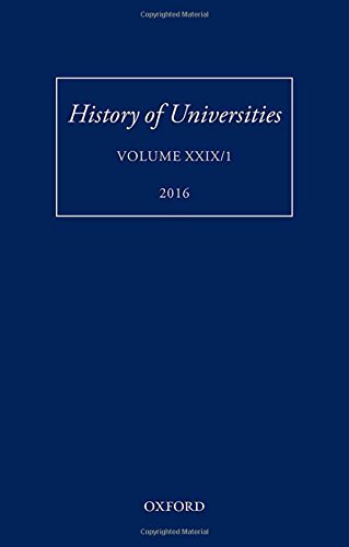 History Of Universities Volume Xxix1 1st Edition Feingold Mordechai