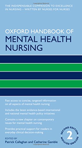 Oxford Handbook Of Mental Health Nursing Second Edition Callaghan