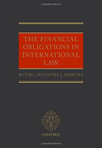 The Financial Obligation In International Law 1st Edition Martha