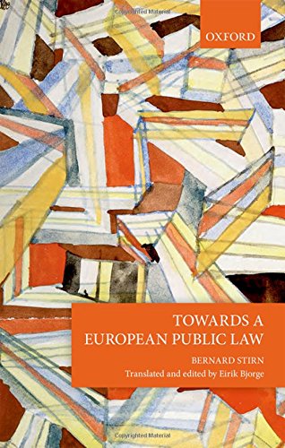 Towards A European Public Law 1st Stirn Bernard