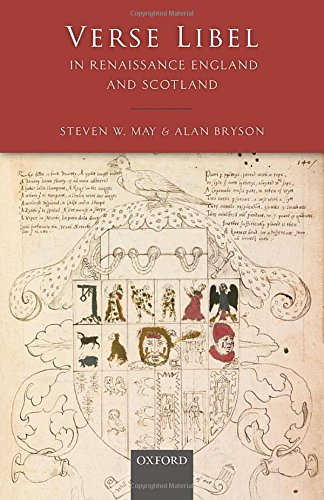 Verse Libel In Renaissance England And Scotland First Ed Bryson